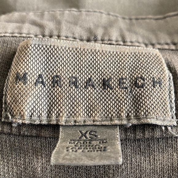 Anthropologie Marrakech Faravel moto utility Jacket olive green size XS - Picture 10 of 12